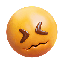 Emoji fazendo cara de dor