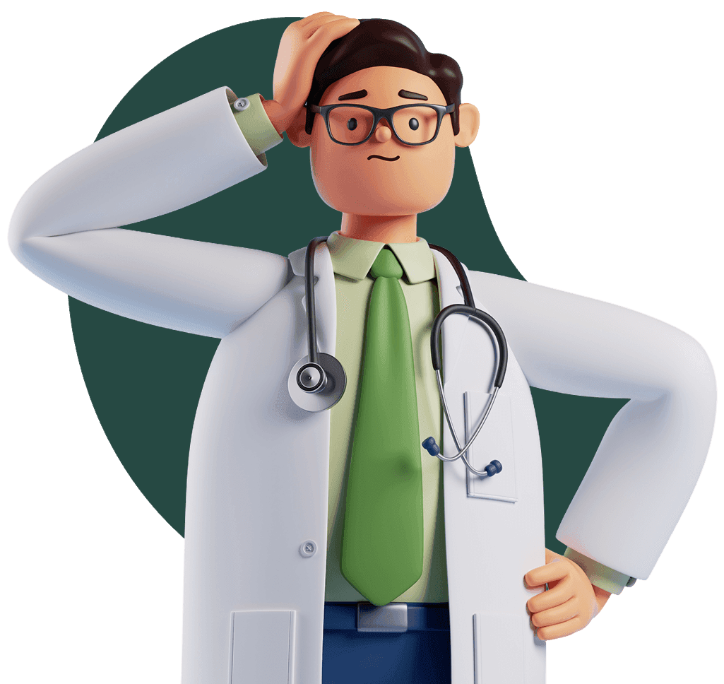 Ilustração de um médico